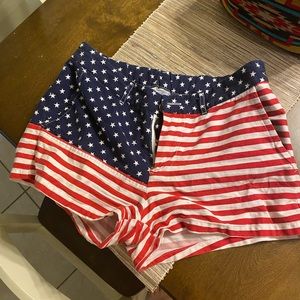 Chubbies American flag shorts